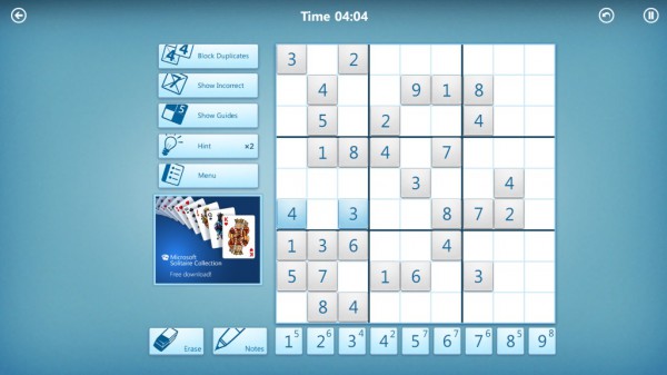 sudoku windows 8