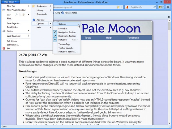 pale moon browser for windows 10