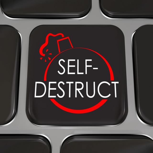 Self-destruct button