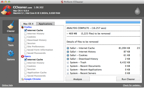 CCleaner Professional 6.17.10746 instal the new for mac