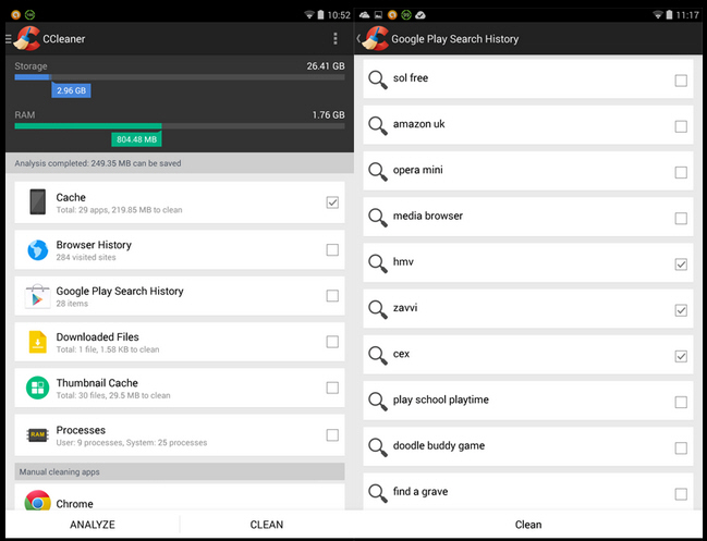 ccleaner for android tablet download