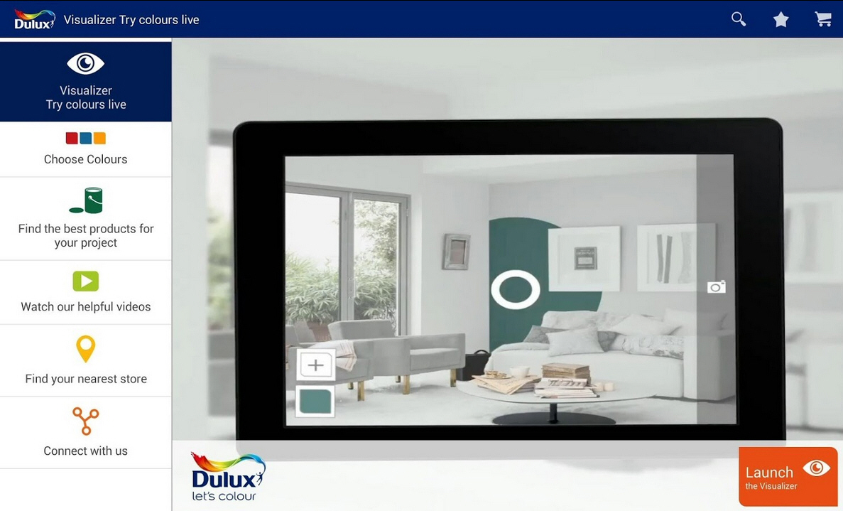 View your rooms in any color with Dulux Visualizer 