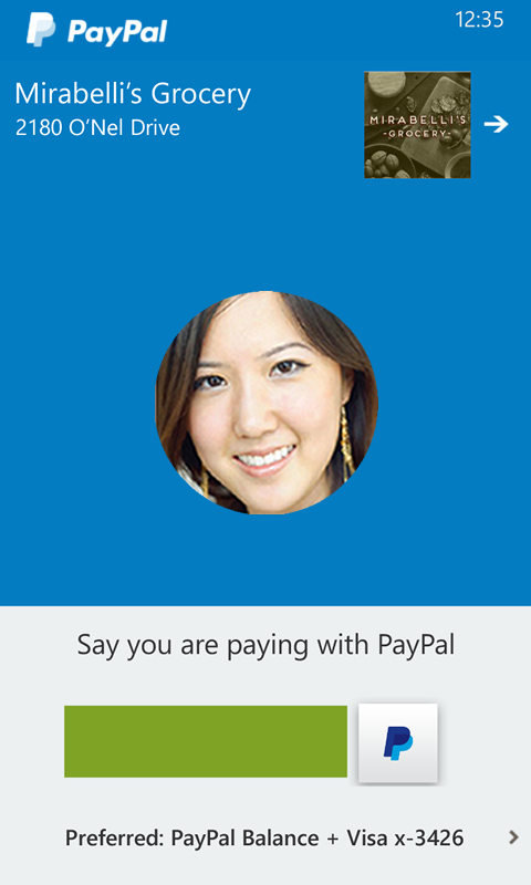 PayPal for Windows Phone
