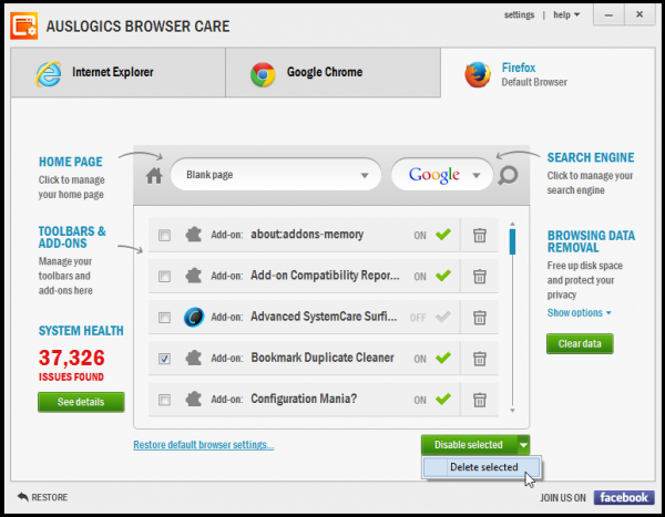 malwarebytes auslogics browser care helper agent