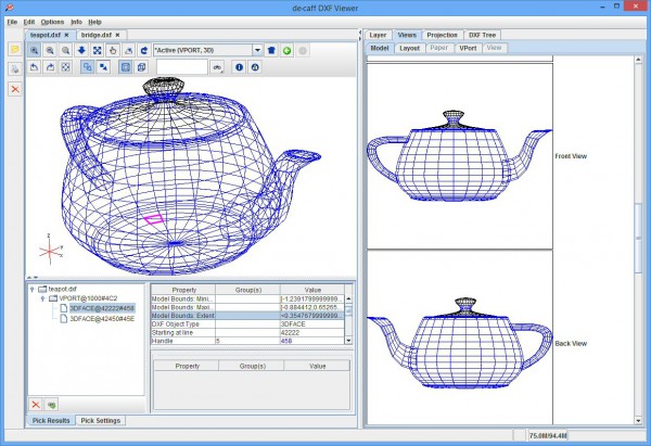 Easily Inspect Dxf Files With De Caff Dxf Viewer