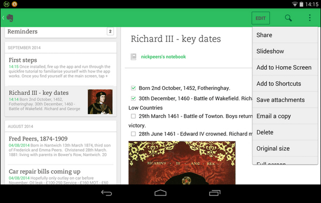 EverNote 10.63.2.45825 download the new for android