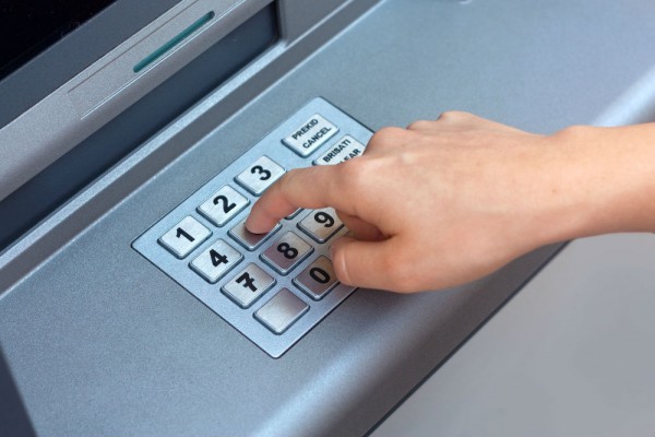 ATM keypad