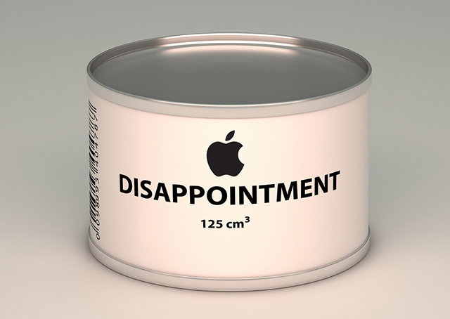 Apple disappointment