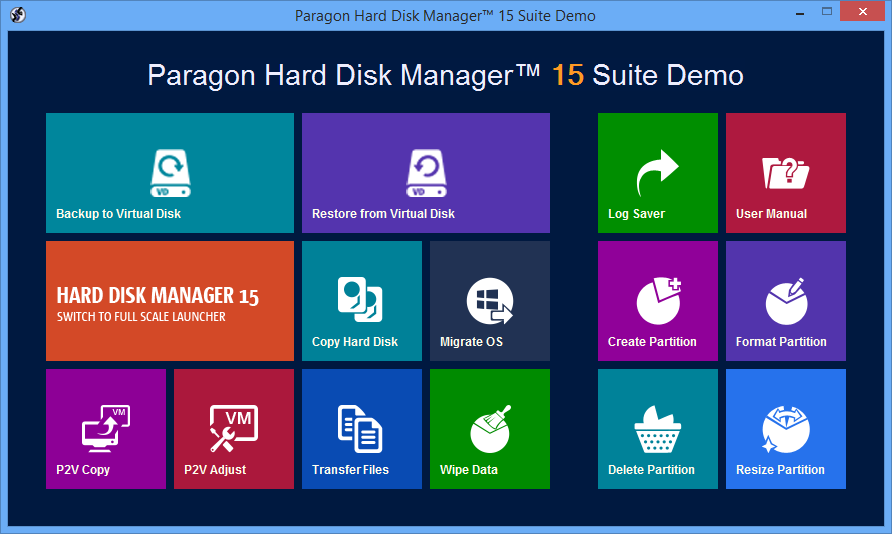 paragon hard disk manager 15 premium free download