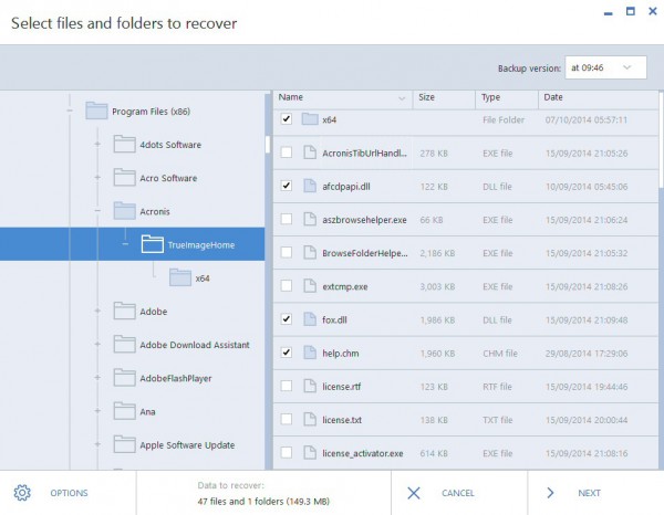 acronis true image 2015 recovery wizard
