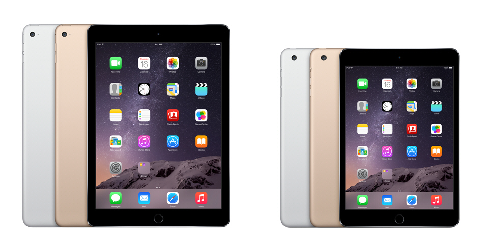 ipad air 2 and ipad air mini