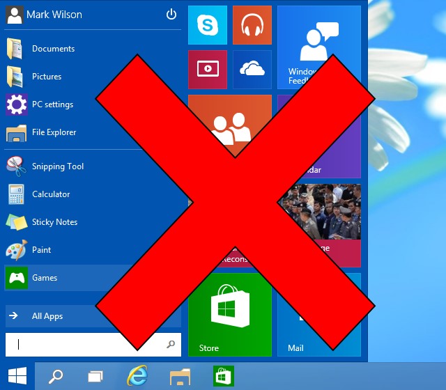 Kill the Start menu and get the start screen back in Windows 10