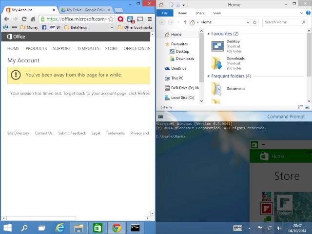 Windows 10 feels neater and snappier than Windows 8