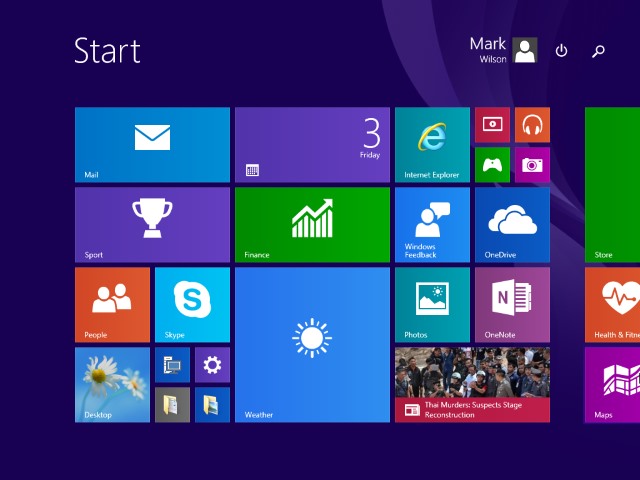 Back to its former glory -- the Start screen in Windows 10
