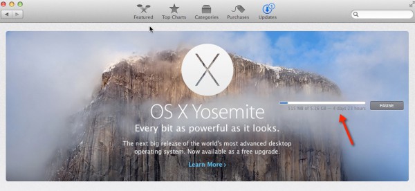 how to download yosemite iso from app store