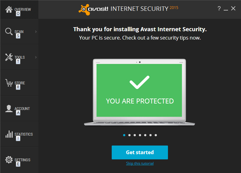 does avast need internet to scan