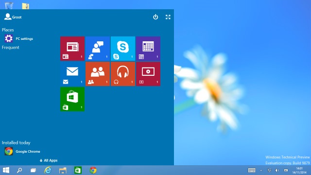 How to enable Continuum in Windows 10 Technical Preview build 9879