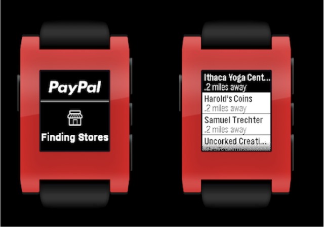 PayPal comes to Pebble so you can pay while tracking perambulatory progress