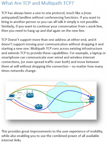 tcp mutipath