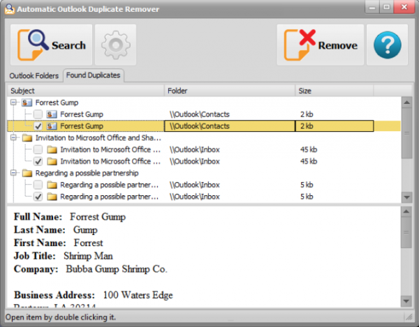 outlook duplicate remover outlook 2013