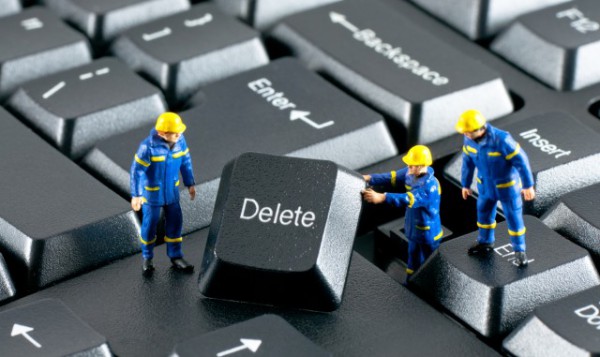 Delete button