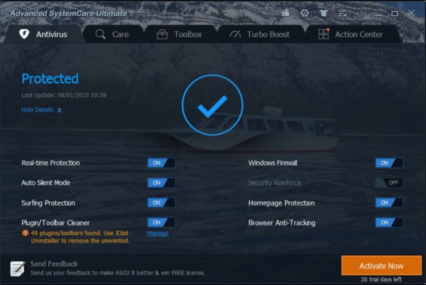 iobit advanced systemcare ultimate 8