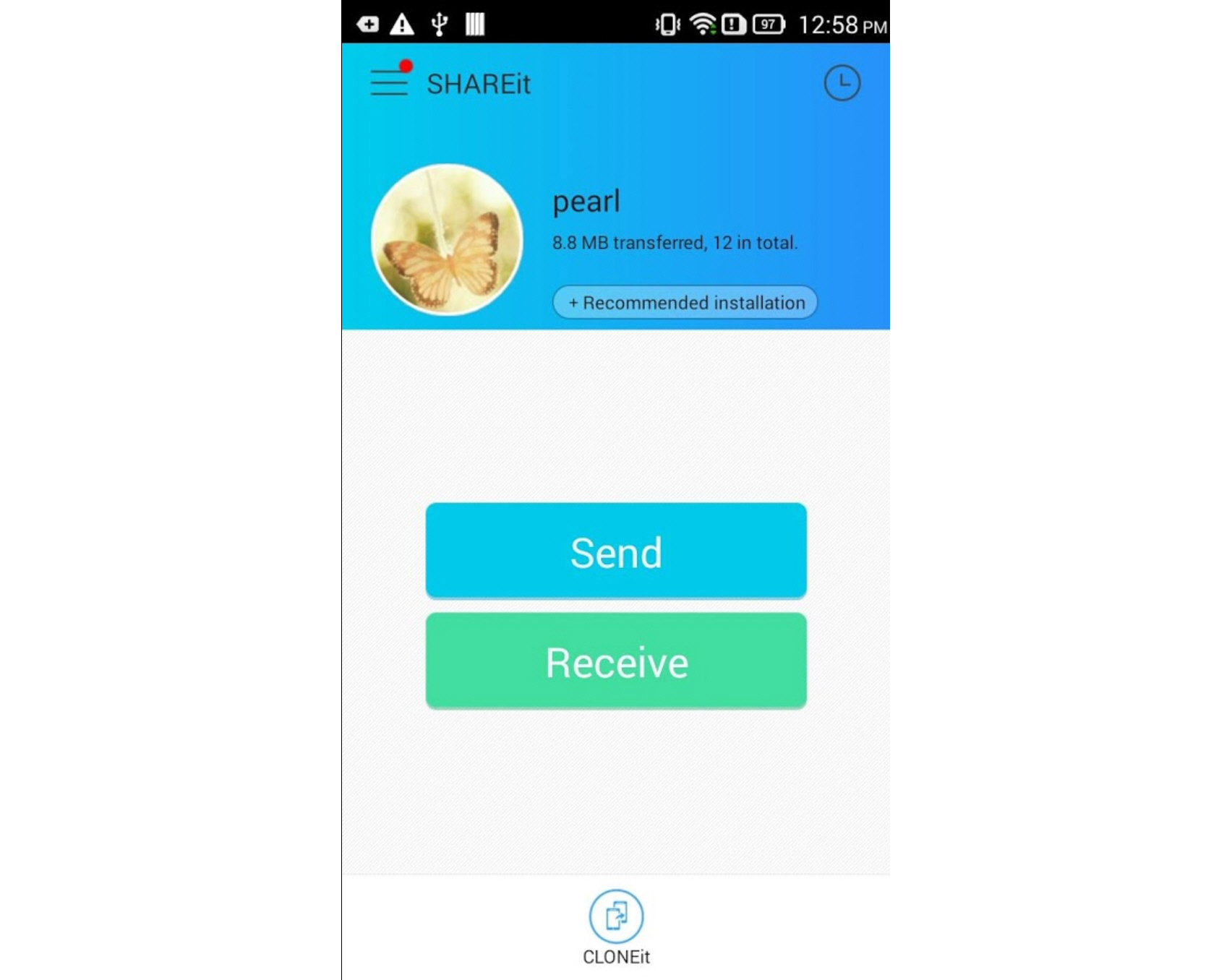 how to shareit android to ios