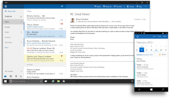 Office for Windows 10 - Outlook