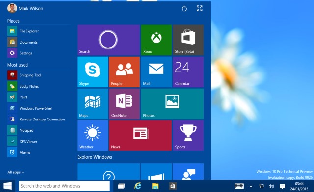 Windows 10 Technical Preview Build 9926 is much better, but there are known problems