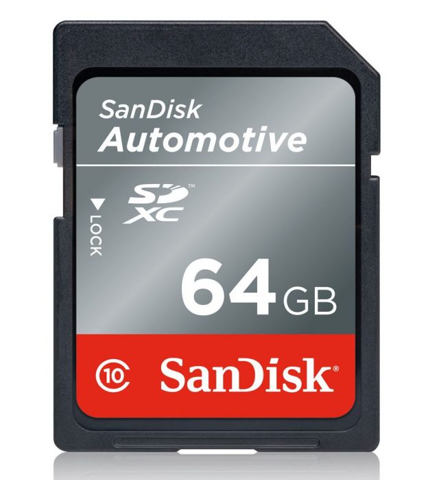 SanDisk announces 'automotive grade' flash storage for your car