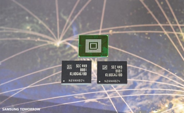 Samsung's 128-Gigabyte UFS 2.0 memory promises faster smartphones