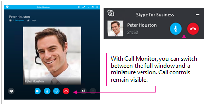 skype business call