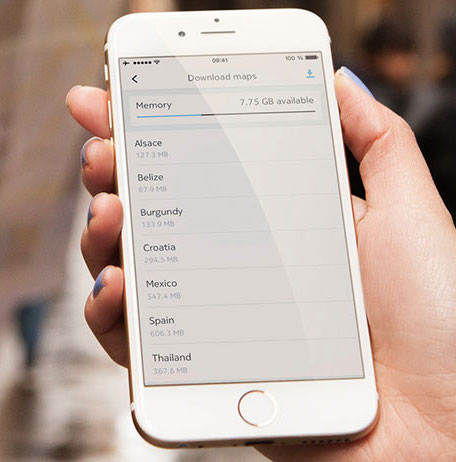 HERE iOS Apple iPhone Nokia