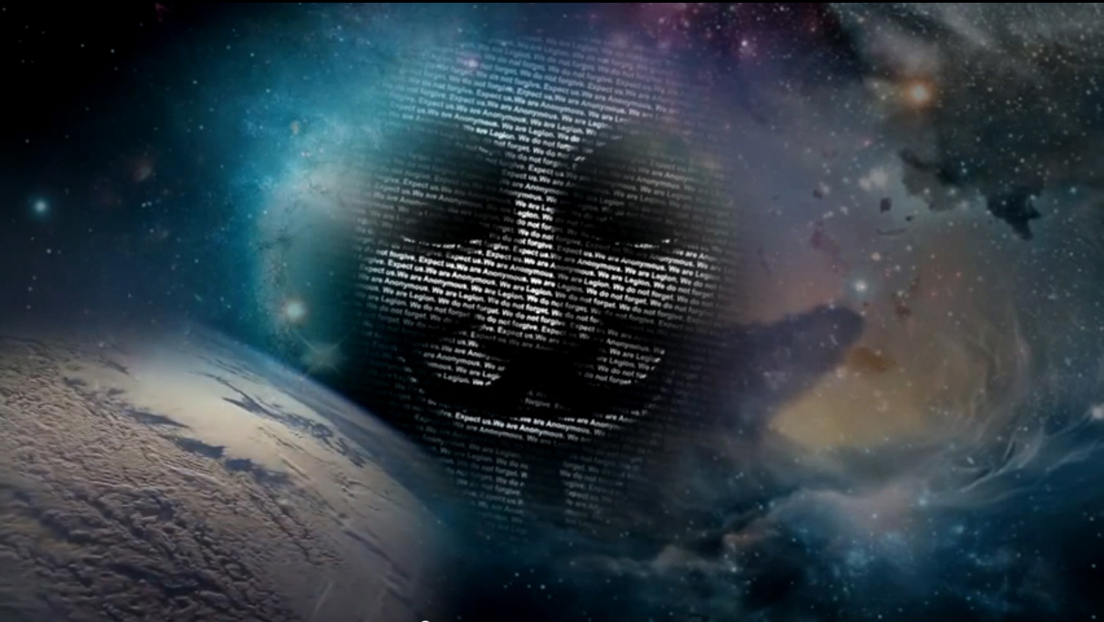 anonymous goes into space