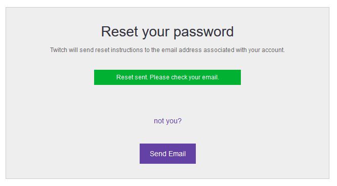 Send password reset link перевод. Пароль на Твич. Пароль для Твича. Какой пароль придумать для Твича. Как посмотреть свой пароль в твиче.