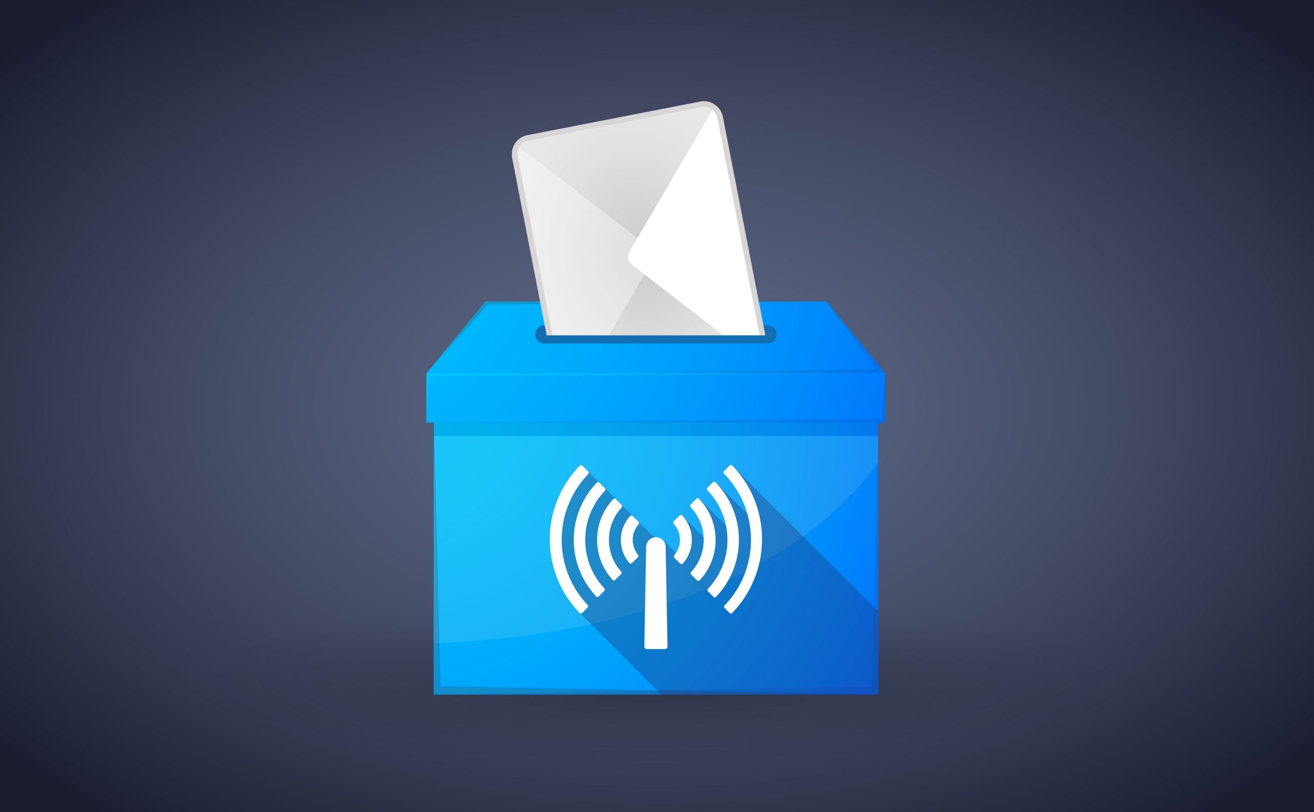 Ballot box wi-fi broadband