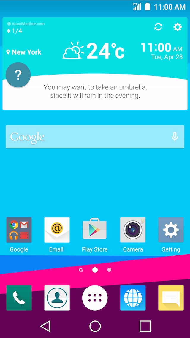 LG G4 UX 4.0 Lollipop Android
