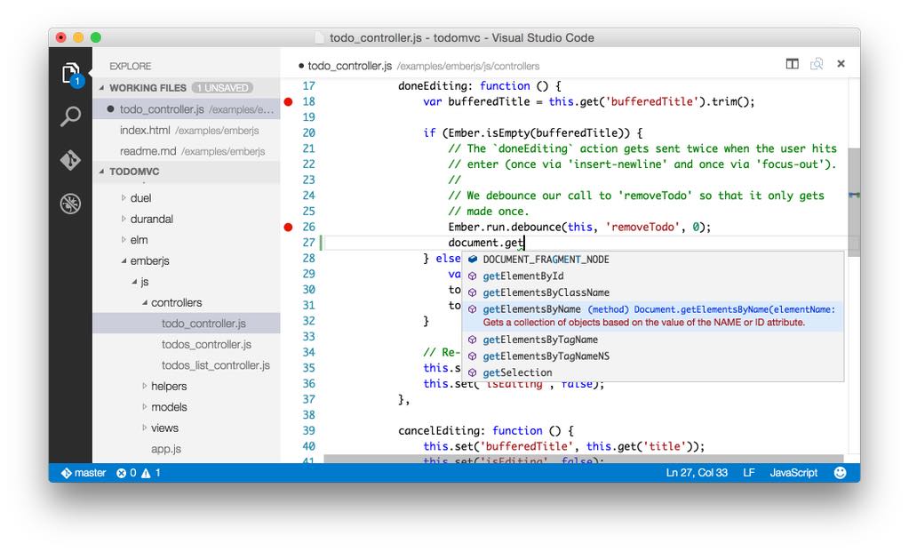 visual studio code macos