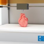 Heart straight out of a 3D printer