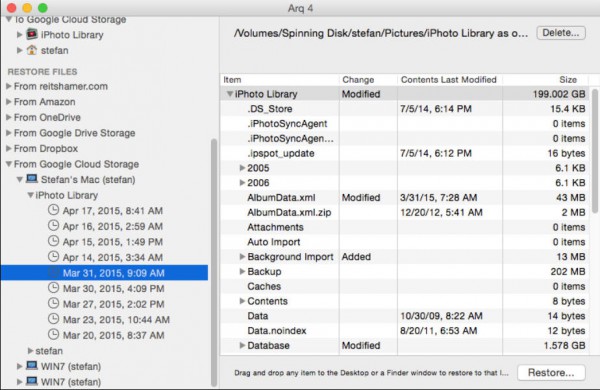 arq backup to cloud on synology