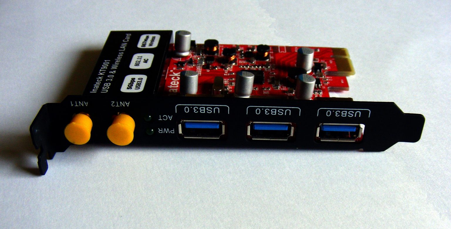 Inateck KT9001 PCIe USB 3.0 and wireless card [Review]