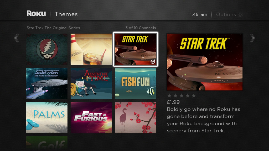 UK and Canadian customers can now customize their Roku home screen