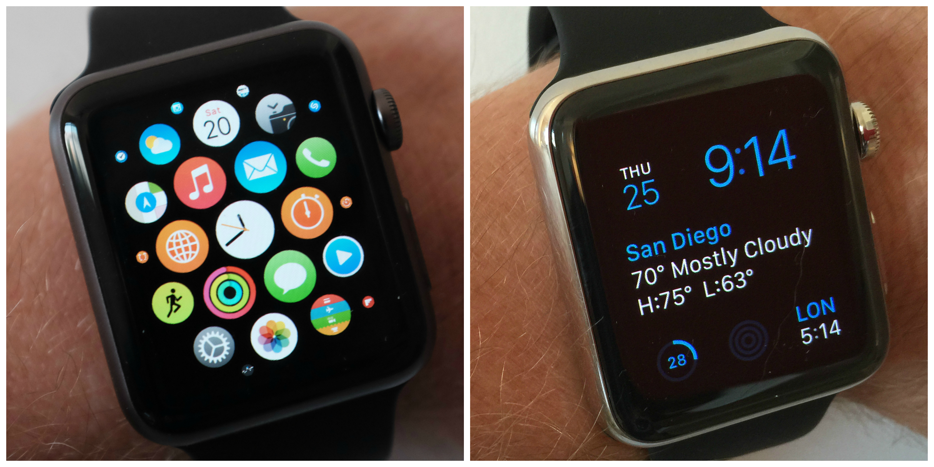 The difference between Apple Watch 