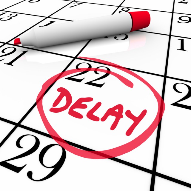 Calendar delay