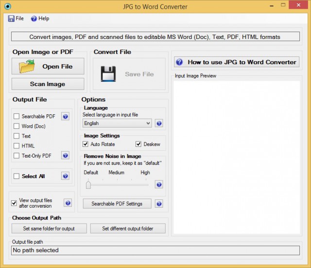 how to save a scan as a jpeg