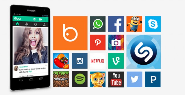 Microsoft Lumia 535 Android Vine app photoshop mistake