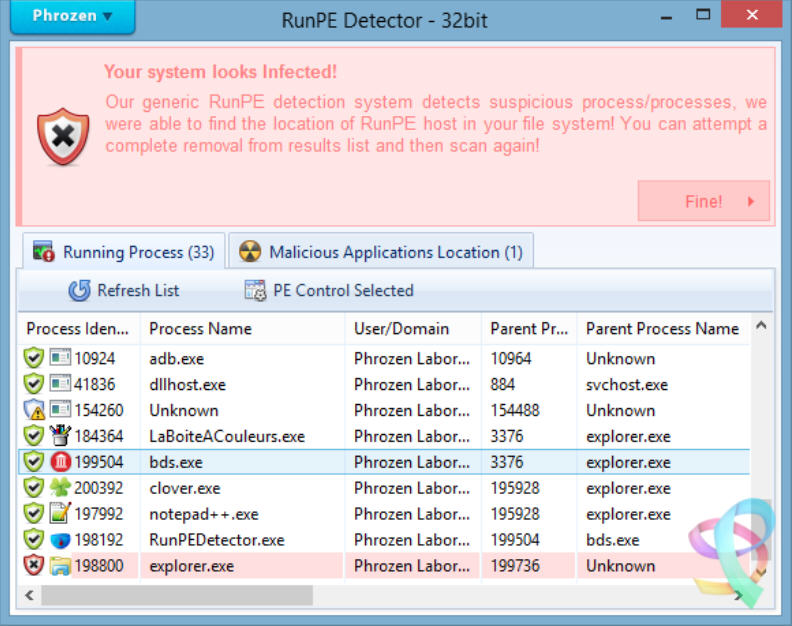 RunPE Detector