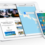 iOS 9 shown on iPad Air 2 and iPhone 6 Plus