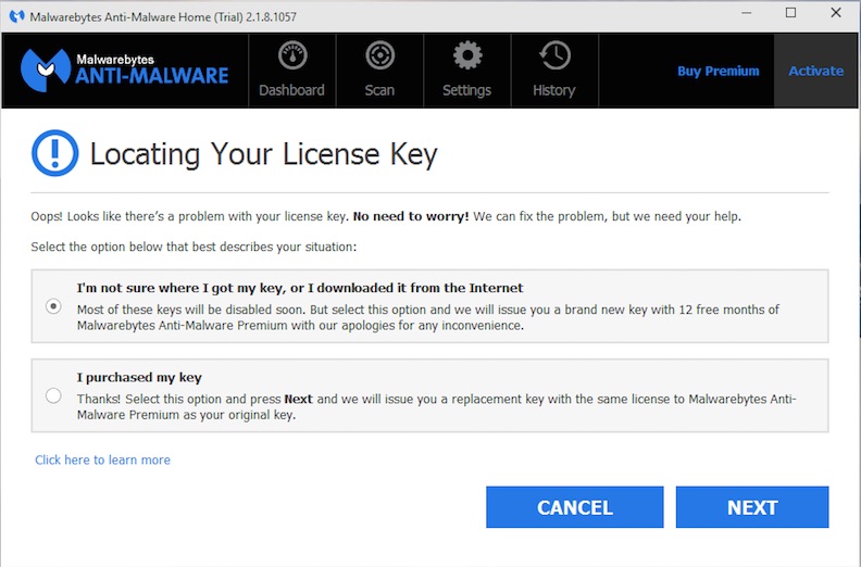 malwarebytes serial key lifetime real