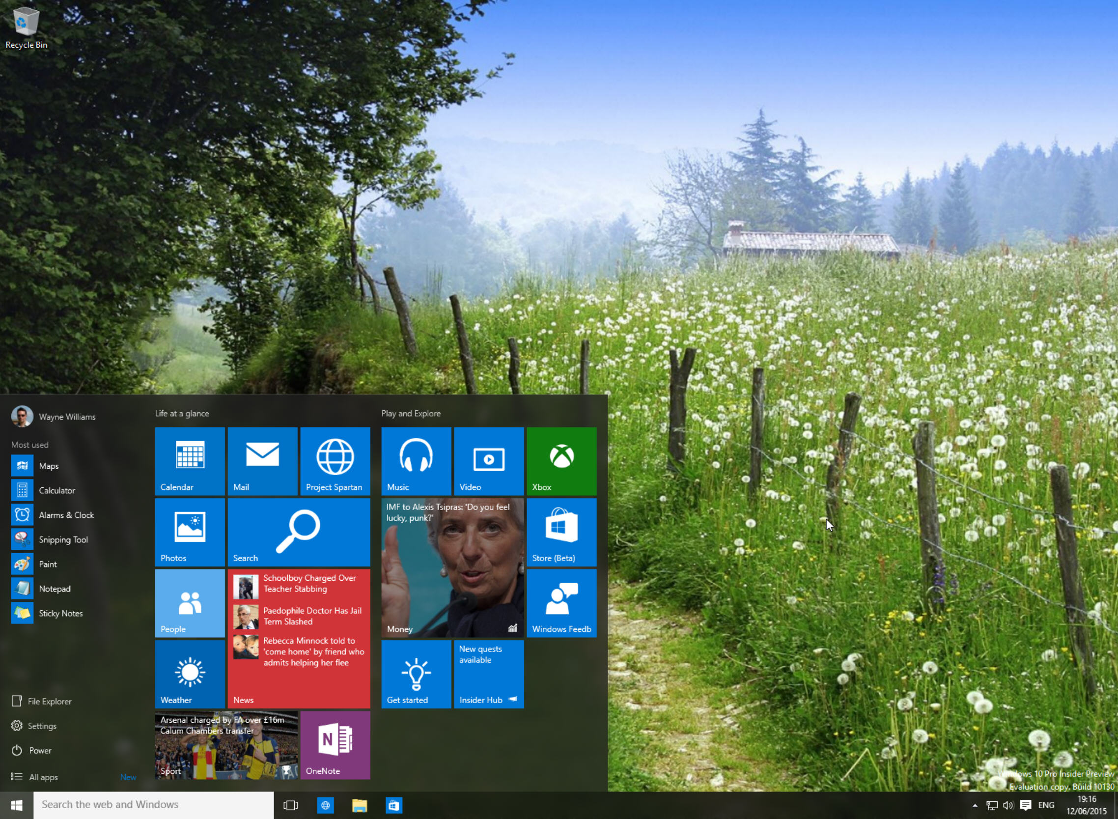 windows pro insider preview